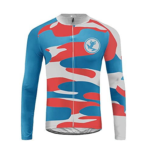 UGLY FROG 2020-2021 Manga Larga Maillot Ciclismo De Hombre Invierno with Fleece Style Ropa De Triatlon Transpirables Térmico para Winter