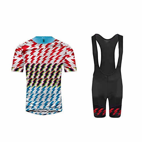 UGLY FROG Bike Wear Ciclismo Hombres Maillots Sports+Bib Tight Sets Seco y Transpirable de Bicicleta Conjunto de Ropa de Ciclo Jersey de Manga Corta