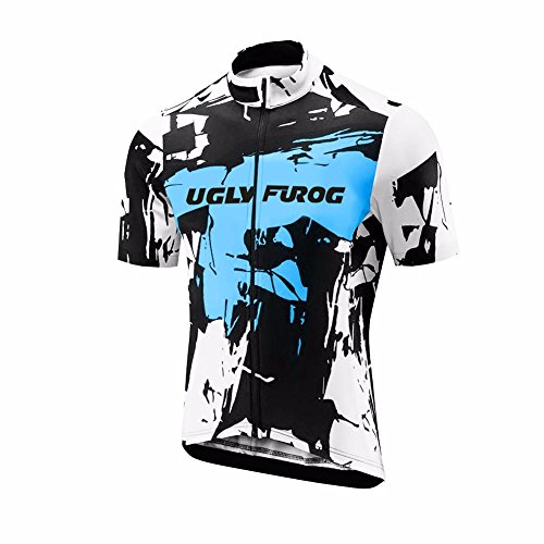 UGLY FROG Bike Wear Ciclismo Mujer Maillots Seco y Transpirable de Bicicleta Conjunto de Ropa de Ciclo Jersey de Manga Corta