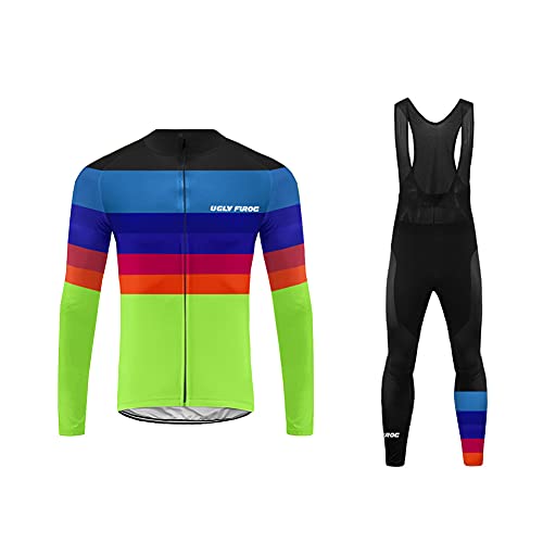 UGLY FROG Bike Wear De Invierno Manga Larga Maillot Ciclismo Hombre Bodies Long Bib Tights with Gel Pad Winter Style