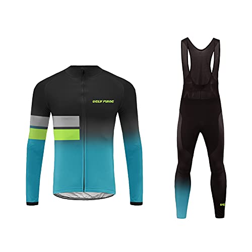 UGLY FROG Bike Wear De Invierno Manga Larga Maillot Ciclismo Hombre Bodies Long Bib Tights with Gel Pad Winter Style