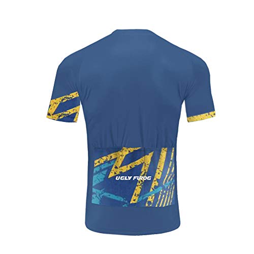 UGLY FROG Camisa de Ciclismo para Hombre de Manga Corta Respirable para Hombre Camisa de Ciclismo Tops de Ciclismo para Bicicleta DXMX09F