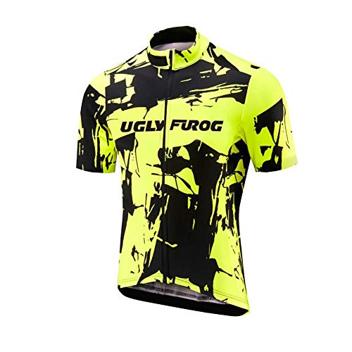 UGLY FROG Ciclismo Jersey Hombres Mountain Bike Camiseta Full Zip Bicicleta Camiseta Unidad Extremo Top Road MTB Ropa