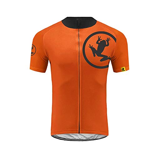 UGLY FROG Ciclismo para Hombre Ropa Paseo Manga Corta,Top Bicicleta Maillots,Transpirable y Que Absorbe El Sudor,Secado Rápido,Mountain Bike/MTB Maillots