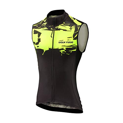 UGLY FROG Clásico Ciclo Maillots Primaveral Bike La Ropa De Los Hombres Sin Mangas Ciclismo Chaleco Cremallera Completa Transpirable 148-H19VSV11