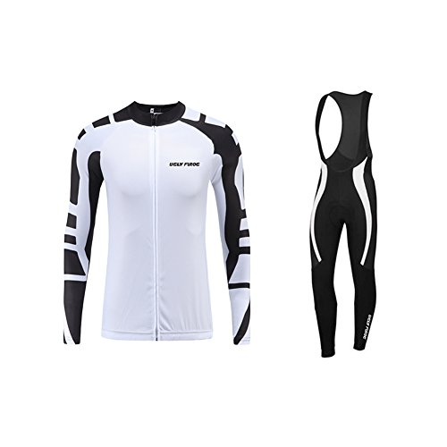 UGLY FROG Cycling Wear Invierno Caliente Completar Set De Manga Larga Maillot+La Correa Pantalones Ciclismo Hombre Equipos Clothes with Fleece