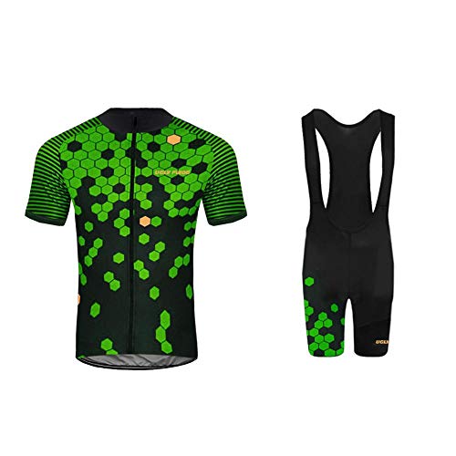 UGLY FROG Hombres Chaqueta de Ciclismo MTB Invierno Térmico Respirable Cómodo Manga Larga Maillots+Pantalones de Acolchado para Hombres Conjunto Completo Equipo de Cycling FAXBY1901