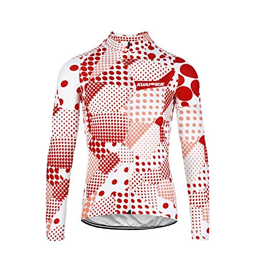 UGLY FROG Jerseys de Ciclismo de Invierno para Mujeres Trajes de Ciclismo de vellón térmico Manga Larga y Babero MTB Warm Bike Clothing ZRWL01