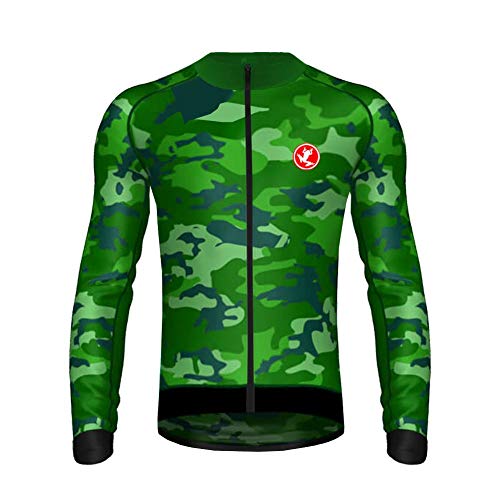 UGLY FROG Maillot Ciclismo Invierno Hombre Top Bicicleta Jersey de Manga Larga Térmico Respirable Cómodo TZD01…