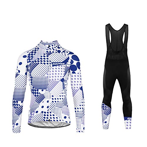 UGLY FROG Maillot Conjunto Mangas Largas Pantalones Largos de Ciclismo para Mujer Ropa Maillot Transpirable para Deportes al Aire Libre Ciclo Bicicleta Otoño Invierno ZRWL01