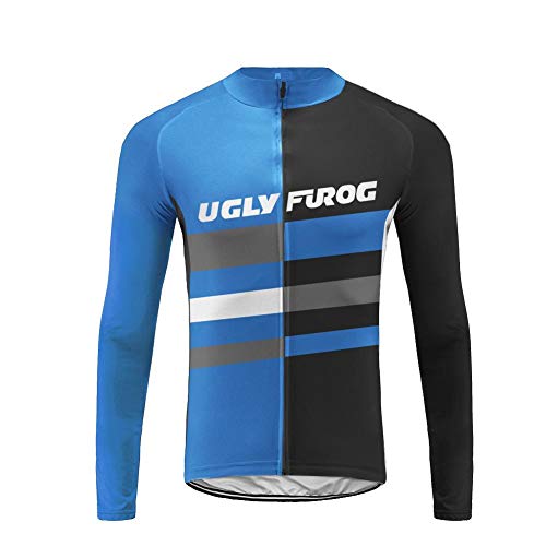 UGLY FROG Manga Larga Maillot Ciclismo De Hombre Invierno Style Ropa De Triatlon Térmico A Prueba de Viento ZRMX13