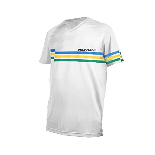 UGLY FROG Nueva Verano Camisetas para Hombres Manga Corta Camisetas Moto Downhill MTB Bicicleta De Montaña Ropa Ciclismo Jerseys SJFX07M