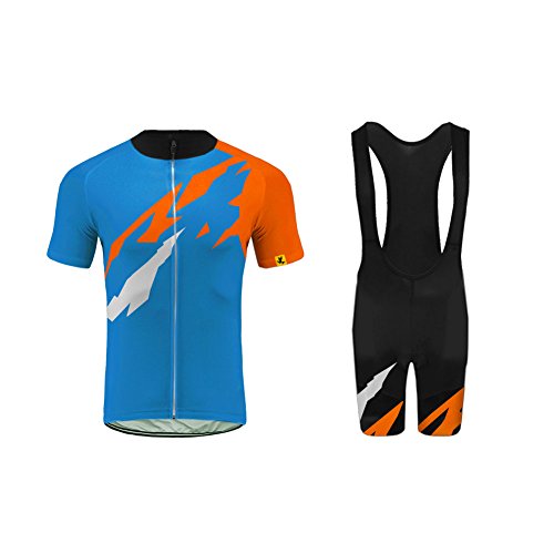 UGLY FROG Ropa Ciclismo Verano para Hombre y Mujer - Un Conjunto de Ciclismo Jersey Maillot y Culotte Pantalones Cortos DTMX02