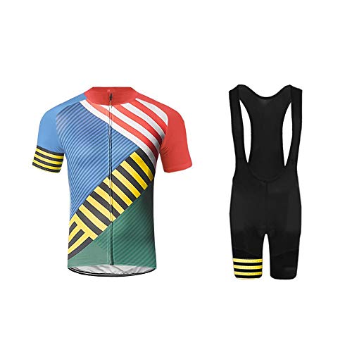 UGLY FROG Ropa Conjunto Traje Equipacion Ciclismo Hombre Verano con 3D Acolchado De Gel, Maillot Ciclismo + Pantalon/Culote Bicicleta para MTB Ciclista Bici DXMX01F