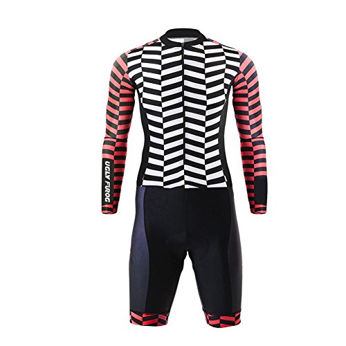 UGLY FROG Skinsuits Ciclismo 2018 Nuevo Modo Sport Fuera De Suave del Paño de Manga Larga Bicicletas Bodies Triatlón Ropa