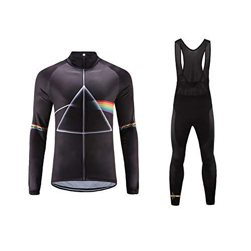 Uglyfrog Ropa Ciclismo Hombre Invierno Lana Calentar Maillot Conjunto Ciclismo Culotte Cycling Winter Clothes Traje Ciclismo Triatlón （Dos Piezas）