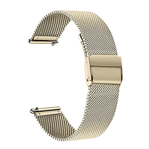 UHUA Ajuste de la Banda de Reloj de Acero Inoxidable milanesa for Garmin Venu Sq/sq Música/Venu Mujeres Hombres Reloj de Reloj de liberación rápida de Pulsera de Malla