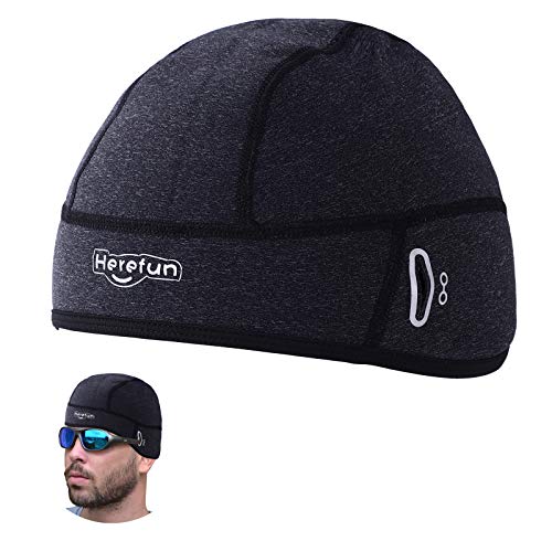 Ulikey Gorro Ciclismo, Gorro de Invierno Cálido a Prueba de Viento, Gorra de Running de Deportes de Invierno, Gorros Deporte al Aire Libre Térmico de Ciclistas, Apto Deporte al Aire Libre (Masculino)