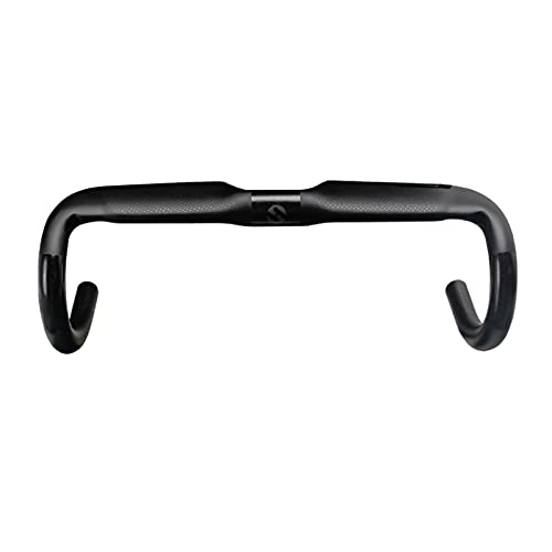 Ultraligero Manillar De Bicicleta De Carretera Fibra De Carbono, enrutamiento Interno Curva Bar Drop Bar 31.8x400/420/440mm Negro Mate Manillar Bici Carretera,31.8 * 400mm