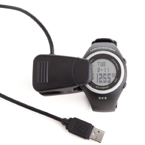Ultrasport NavRun 600 - Pulsómetro GPS con Cinta Regulable para el Pecho de 2.4 GHz
