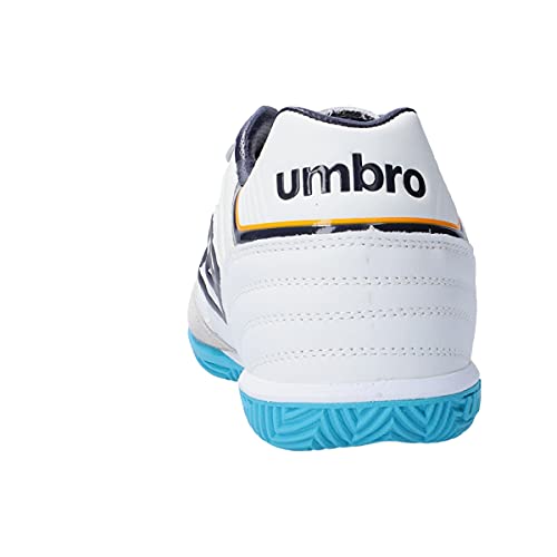 Umbro Speciali Eternal Team NT IC, Bota de fútbol, White-Evening Blue-Scuba Blue-Zinnia, Talla 7 US (40 EU)