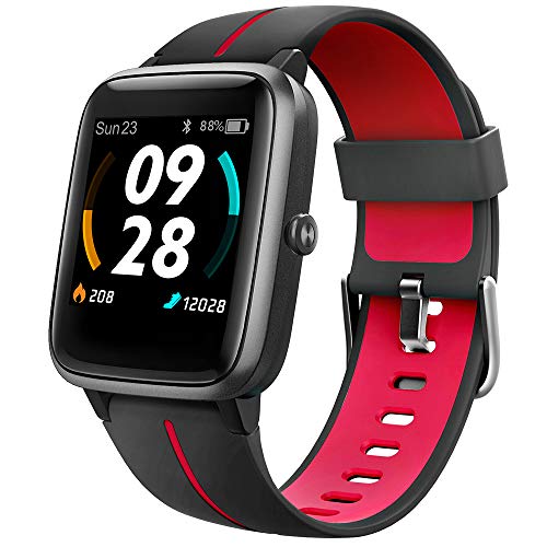 UMIDIGI Reloj Inteligente con GPS,Smartwatch Hombre Mujer Niños con Monitor de Frecuencia Cardíaca, Esfera Personalizada, 1.3" Pantalla Táctil Impermeable Reloj Deportivo para Android iOS