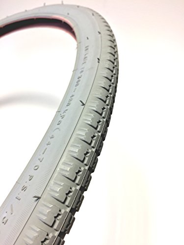 Unbekannt Neumáticos para silla de ruedas 24 x 1 3/8 (37-540), color gris