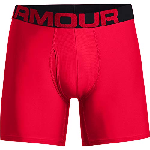 Under Armour 1363619-600_M, Boxers de los Hombres, Red, M