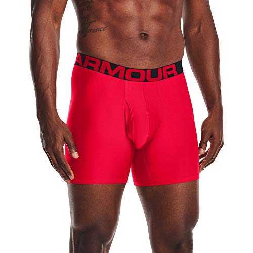 Under Armour 1363619-600_M, Boxers de los Hombres, Red, M