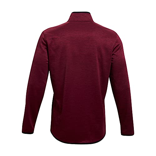 Under Armour Armour Fleece 1/2 Zip T-Shirt Camiseta, Liga Rojo/Negro (626), M para Hombre