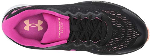 Under Armour Charged Bandit 6, Zapatillas para Correr de Carretera Mujer, Negro (Black/White 002), 37.5 EU