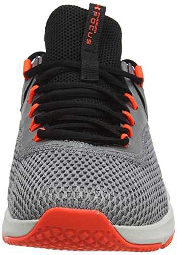 Under Armour Charged Focus Zapatillas de Entrenamiento, Hombre, Gris (Concrete/Gray Flux/Phoenix Fire - 102), 42 EU