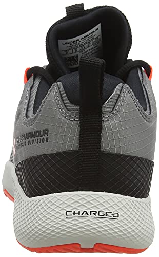 Under Armour Charged Focus Zapatillas de Entrenamiento, Hombre, Gris (Concrete/Gray Flux/Phoenix Fire - 102), 42 EU