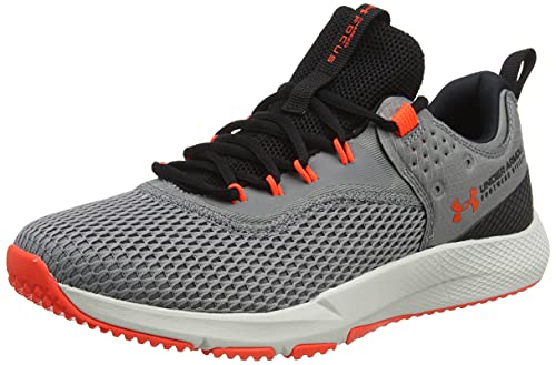 Under Armour Charged Focus Zapatillas de Entrenamiento, Hombre, Gris (Concrete/Gray Flux/Phoenix Fire - 102), 42 EU