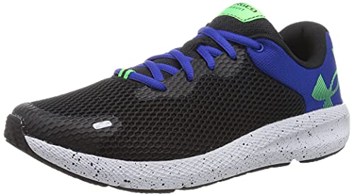 Under Armour Charged Pursuit 2 BL SPKL Zapatillas para Correr, Hombre, Negro (Black/Halo Gray/Stadium Green - 001), 45 EU