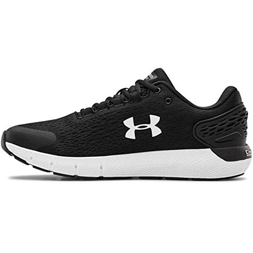 Under Armour Charged Rogue 2, Zapatillas para Correr de Carretera Hombre, Blanco Negro 004, 45 EU