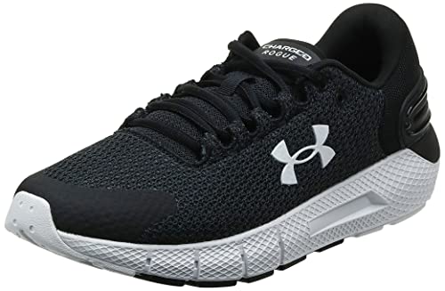 Under Armour Charged Rogue 2.5, Zapatillas para Correr Hombre, Negro/Blanco, 42.5 EU