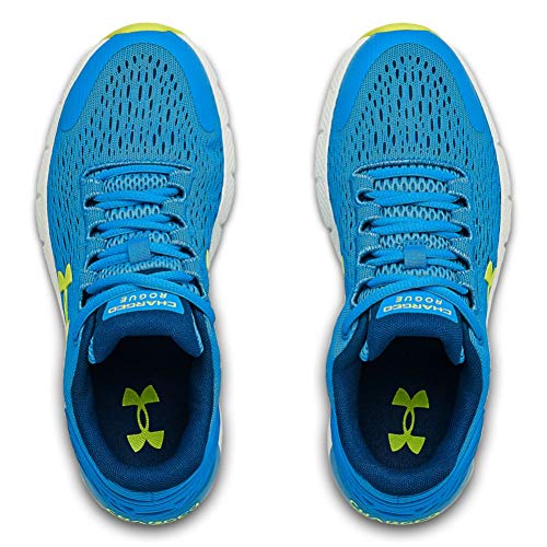 Under Armour Grade School Charged Rogue 2, Zapatillas para Correr de Carretera Unisex Niños, Azul Eléctrico/Azul Grafito/Rayo Amarillo (402), 35.5 EU