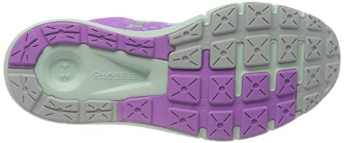 Under Armour Grade School Charged Rogue 2, Zapatillas para Correr Unisex Niños, Flor Exótica/Gris Halo/Plata Metalizada (501), 38 EU