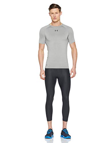 Under Armour HG Armour 2.0 3/4 Legging pantalón Largo, Hombre, Negro (Black/Graphite), L