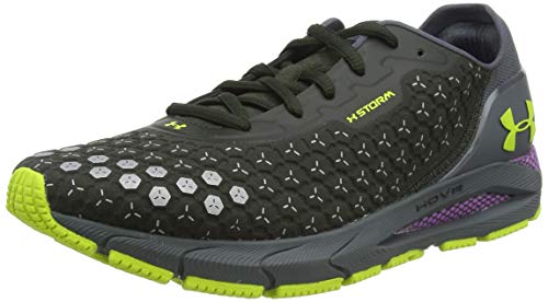 Under Armour HOVR Sonic 3 Storm, Zapatillas para Correr de Carretera Mujer, Verde Barroco Verde Citrino Verde Citrino 300, 36 EU