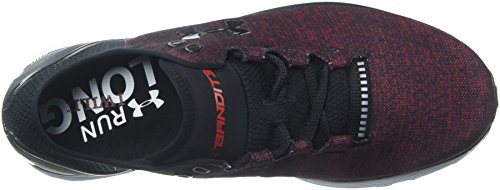 Under Armour Men's Charged Bandit 3 Running Shoes, Zapatillas para Correr Hombre, Rojo Spice Red 603 Negro, 44 EU