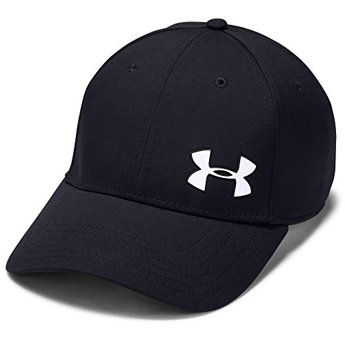 Under Armour Men's Golf Headline Cap 3.0, gorra con visera clásica, gorra para hombre hombre, Negro (Black/White (001)), M/L