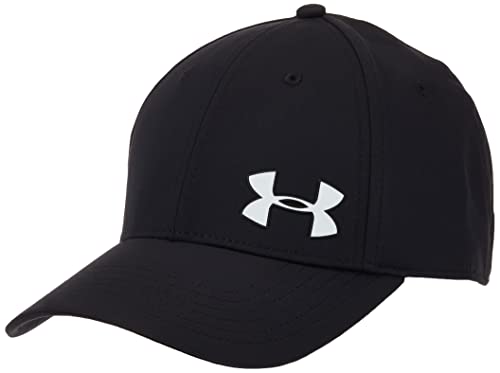 Under Armour Men's Golf Headline Cap 3.0, gorra con visera clásica, gorra para hombre hombre, Negro (Black/White (001)), M/L