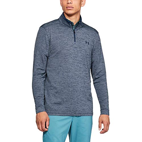 Under Armour Playoff 2.0 1/4 Zip, Camisa Polo para Hombre, Camiseta Polo Hombre, Azul (Academy/Academy 408), S