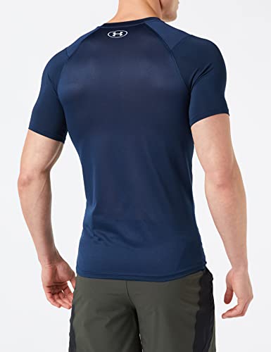 Under Armour Raid 2.0 Short Sleeve T-Shirt Camiseta, Hombre, Academia/Gris Mod (408), S