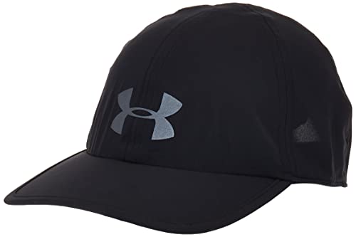 Under Armour Run Shadow Gorra, Unisex Adulto, Negro, OSFA