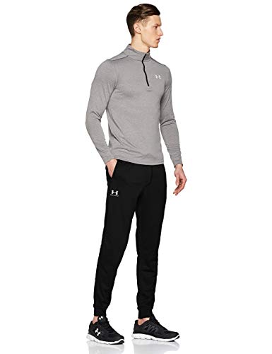 Under Armour Sportstyle Tricot Jogger Pantalón de jogging, Hombre, Negro Black/White, S