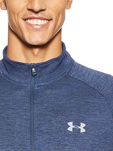 Under Armour Tech 2.0 1/2 Zip, Parte Superior del Calentamiento Hombre, Azul (Academy / Steel) , L