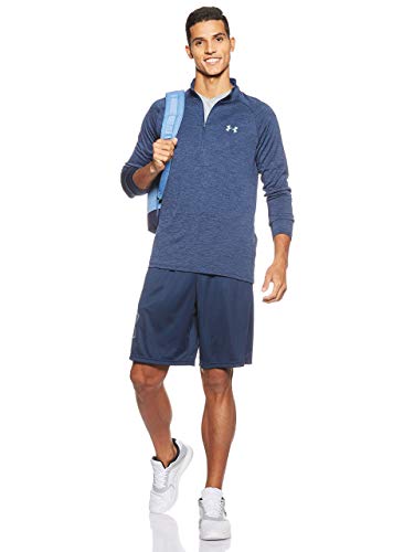 Under Armour Tech 2.0 1/2 Zip, Parte Superior del Calentamiento Hombre, Azul (Academy / Steel) , L